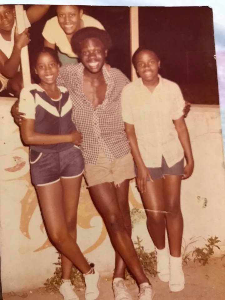 A few people smiling in The Circle 1976