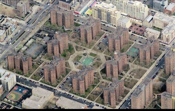 Bird's-eye view of Foster Projects complex