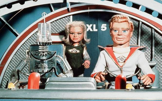 fireball xl5 crew a m an a woman and a robot