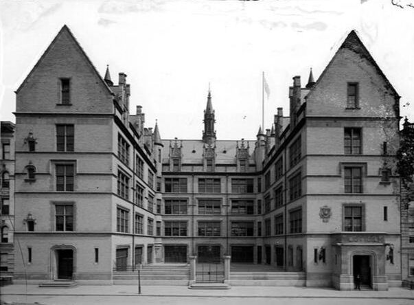 Front entrance new gothic PS 170