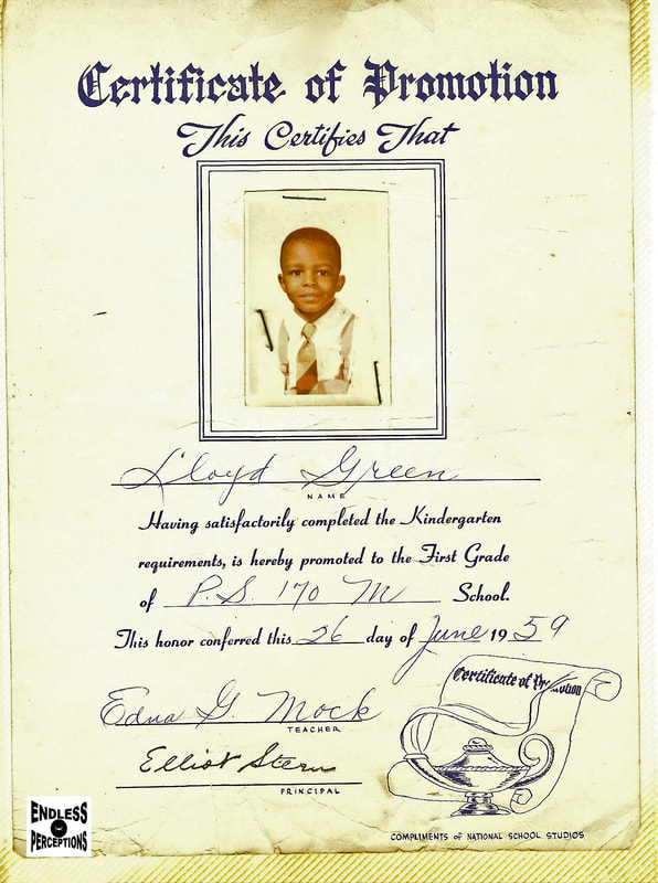 Kindergarten Certificate of Promotion 1959 Lloyd