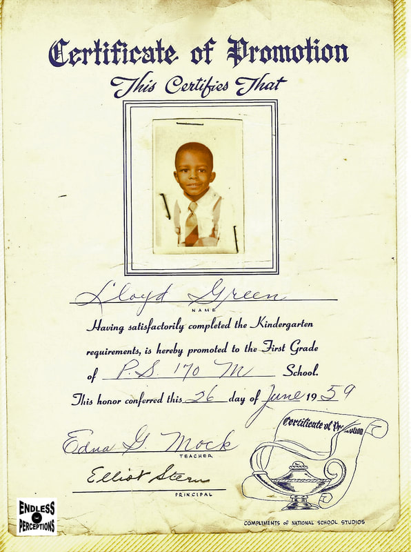 Kindergarten Certificate of Promotion 1959 Lloyd