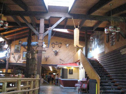 pinegrove lobby with western decoration