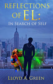 A long story. Slim man walking next to woman floating Reflections of EL book cover