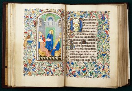Engraved medieval book