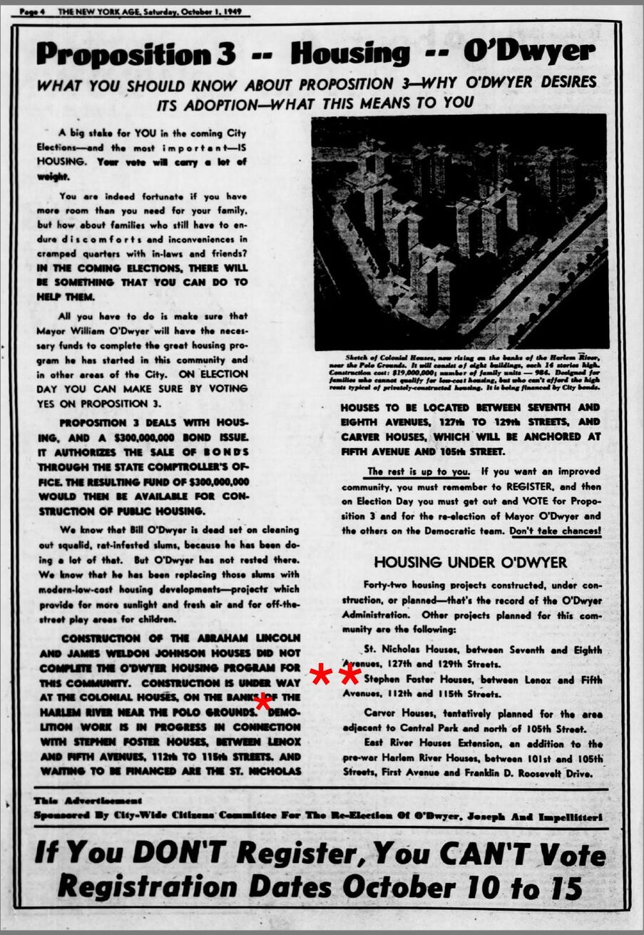 Newspaper article Proposition 3 1949